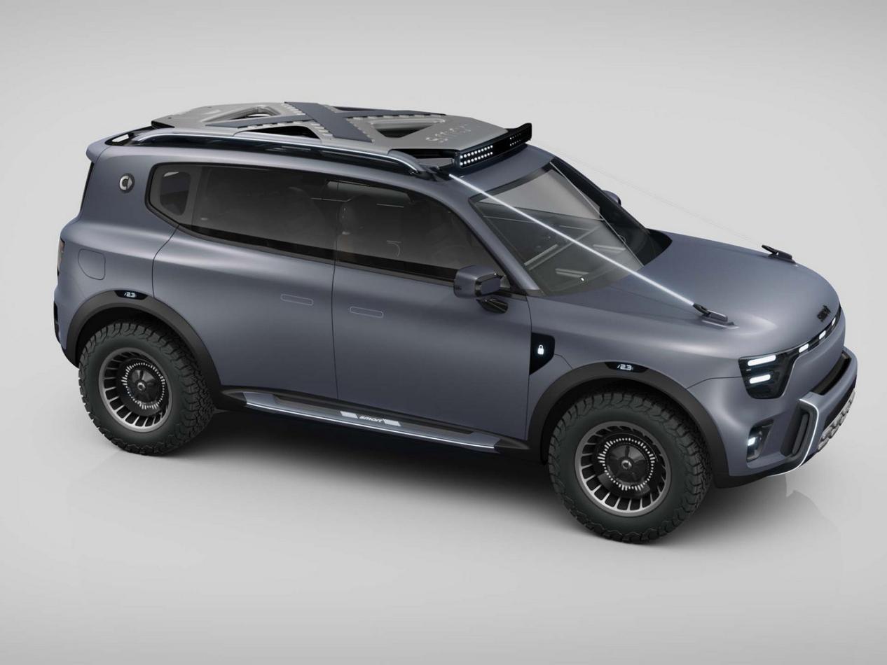 史上最大smart，800V架构，搭激光雷达+智驾