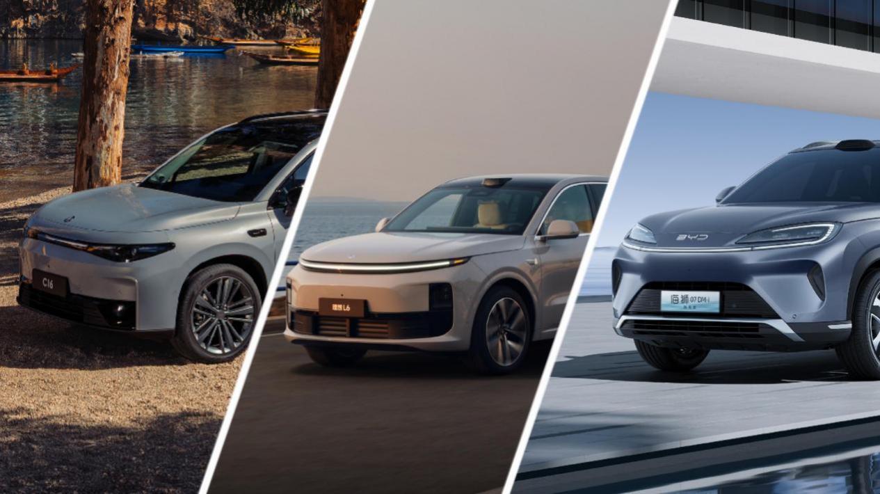 零跑C16对比理想L6海狮07 DM-i谁更值